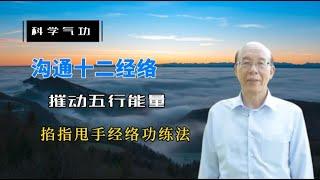 【李嗣涔-科學氣功】02 溝通十二經絡，催動五行能量，掐指甩手經絡功練法…