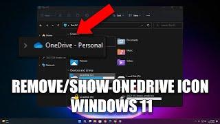 How to Remove or Show the OneDrive Icon From File Explorer in Windows 11