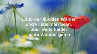 Land der dunklen Wälder. Der Montanara Chor, mit Text (HD)