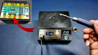 Make A JBC245 Soldering Station with 25.2v 7500mAh Battery - Powerful