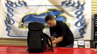 Tourmaster Nylon Cruiser III Extra Large Sissybar Bag Video Review Cruiser Customizing