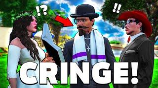 DESTROYING A CRINGE ROLEPLAY WEDDING... (GTA TROLLING)