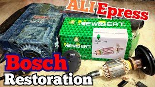 Repair a Bosch GSH 11 E Hammer with an after market motor from ALIExpress.