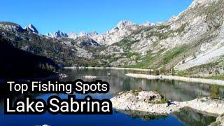 Top Fishing Spots | Lake Sabrina California #easternsierra #troutfishing