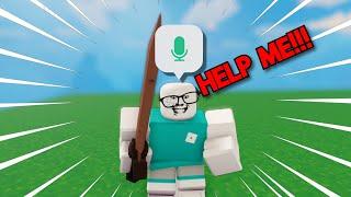 Voice Chat mode is SO FUNNY (Roblox Bedwars)