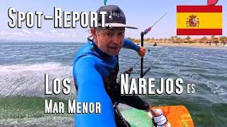 Spot-Report: Los Narejos, Mar Menor, Wingfoil, Kitesurf, Windsurf. Spanien nähe Murcia. Flachwasser