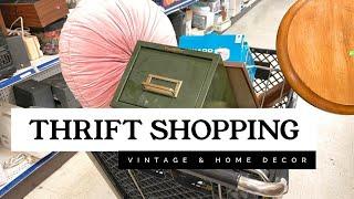 Thrift With Me | Home Decor & Vintage Thrift Haul