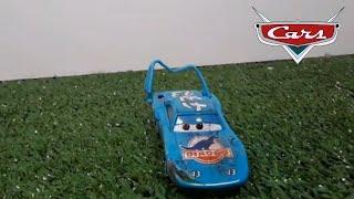 Disney Cars 1 Lightning McQueen The King's Crash | Stop-Motion