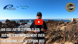 Ahi USA Live Deception Flash Jigs are a big improvement over the original Live Deception Jigs