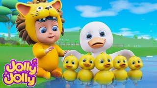 Five little ducks, Toodly doodly doo + More | Jolly Jolly - Learn and Play - Nursery Rhymes