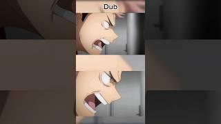 yuji yells at mahito English Dub vs Sub #jujutsukaisen #anime #itadoriyuuji #nanamideath