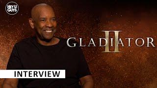 Denzel Washington on Gladiator 2 | Why he took on the role | The reason he's doing Black Panther 3