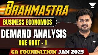 CA Foundation Jan 2025 | Demand Analysis | One Shot - 1 | Business Economics | CA Aditya Sharma