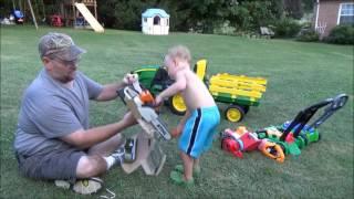 bryce gets a new stihl chainsaw