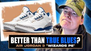 Should You Buy The Air Jordan 3 Retro "Wizards PE" True Blue and Copper? | Full Unboxing & Review
