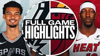 SPURS at HEAT | NBA PRESEASON FULL GAME HIGHLIGHTS | October 15, 2024