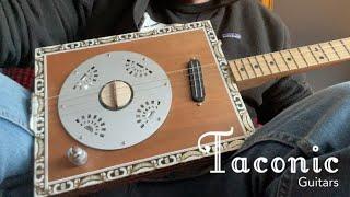 Oh Babe It Ain't No Lie - Taconic #235 Electric Resonator Cigar Box Guitar - Demo