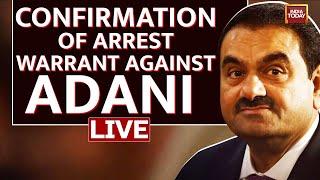 Arrest Warrant Against Gautam Adani LIVE |  US Court Indicts Gautam Adani | Adani Group News