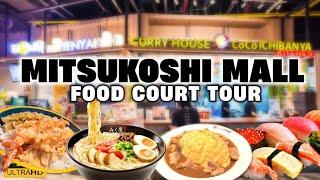 [4K] MITSUKOSHI MALL BGC FOOD COURT Tour Plus Japanese Food Adventure!