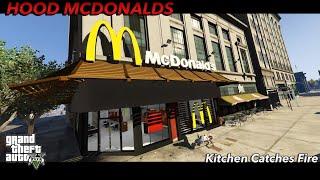 HOOD MCDONALDS| KITCHEN CATCHES FIRE| Ft. Juwaniie Honey Brasi & Naka