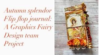 Autumn Splendor flip flop journal