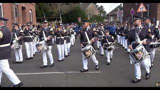 Schützenfest 2024 Grevenbroich-Elsen. Der Montags-Klompenumzug