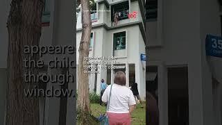 Child standing on ledge, assumed to be home alone, rescued by brave man in Canberra HDB incident