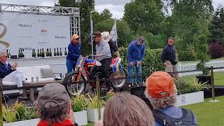 Bubba Shobert watches his AMA GNC  winning RS750 start at the 2023 Quail