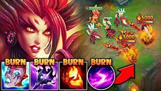 Zyra but I build every burn item and my plants literally spit fire... (MEGA BURN ZYRA)