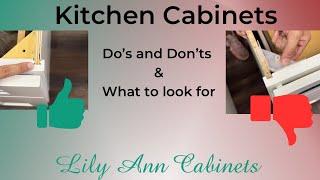 Buying Kitchen Cabinets 101: What to look for & what to stay away from