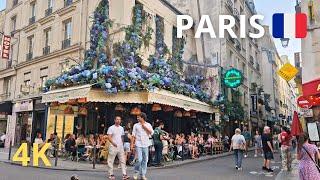 Paris, France - walking tour in the 6th arrondissement of Paris - Paris 4K