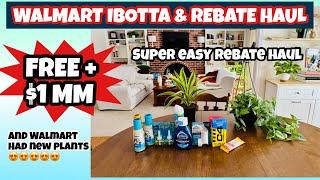 WALMART IBOTTA  & REBATE HAUL/ Completing my weekend bonus