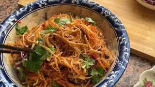 How to make Uyghur food - Salad