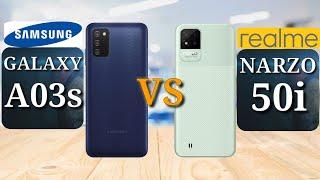 Samsung Galaxy A03s vs Realme Narzo 50i | Full Comparison | Samsung A03s vs Narzo 50i