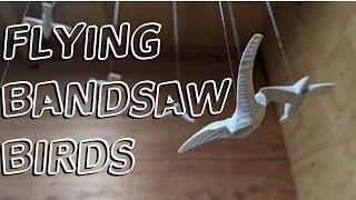 Cut 3D birds with a bandsaw. FREE TEMPLATES