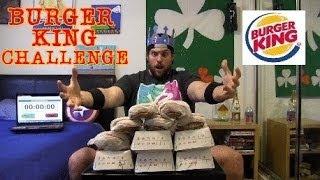 The Burger King Challenge | 11 Burgers - 6,370 Calories