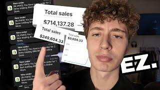 How I Grossed $1M Branded Dropshipping at 20 (Copy Me)