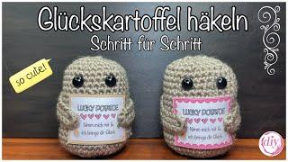 Glückskartoffel häkeln | Schritt für Schritt | Positive Potato - Lucky Potato | diybeinspired