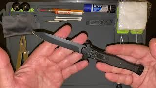 CivOps Gear Reviews-AGA Campolin Zero Reverse Tanto SWAT G-10