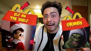 DO NOT ORDER ELF ON THE SHELF AND GRINCH HAPPY MEALS AT 3 AM!! (GROSS)