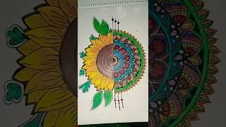 Mandala Art   #diy #youtubepartner #craftsshots #ytshorts #subscribe #art #craftygoals