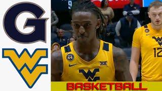 GEORGETOWN vs WEST VIRGINIA Basketball Game Full Highlights 2024