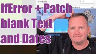 IfError + Patch a blank value with Formula-level error management