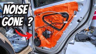 Does Soundproofing Car Doors Actually Work! BEFORE & AFTER