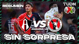 RESUMEN | Atlas vs Tijuana | Liga Mx -AP2024 - J14 | TUDN