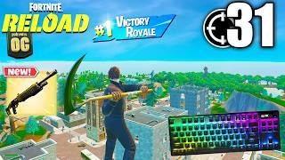 Apex Pro TKL ASMR  31 Kills Solo vs Squads  Satisfying Keyboard OG Fortnite Reload 540 FPS 4K