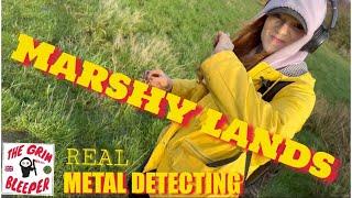 METAL DETECTING IN THE MARSH LANDS WALES LAST DAY