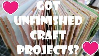 GOT UNFINISHED JUNK JOURNAL PROJECTS? Let's Tackle These! Yes, I have them too! The Paper Outpost!