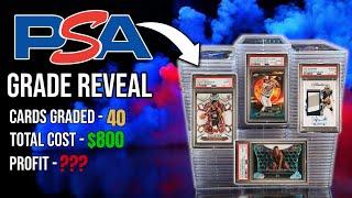 40 Card PSA Submission Grade Reveal  $800 To Grade!  Was It Worth It?? 