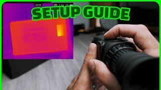 AGM TS19-256 Thermal Scope Setup and Buttons GUIDE